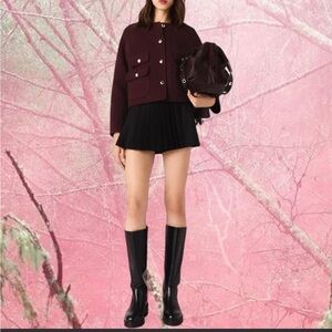 Maje Iupli Pleated Skort NWTS